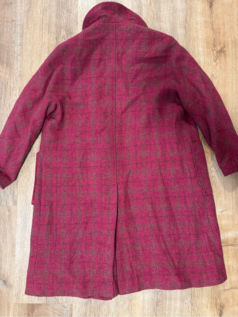Vtg Womens Button-Front Wool Coat - Picture 8 of 16